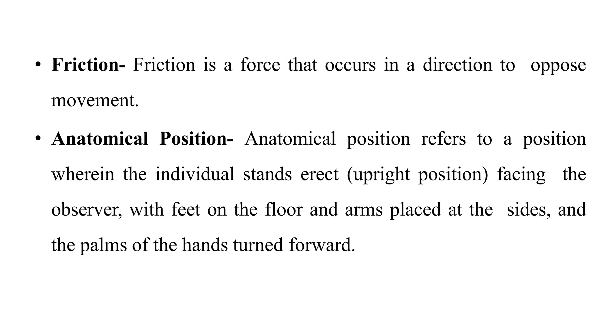 Fon body mechanics, positions, rom exercise | PPTX