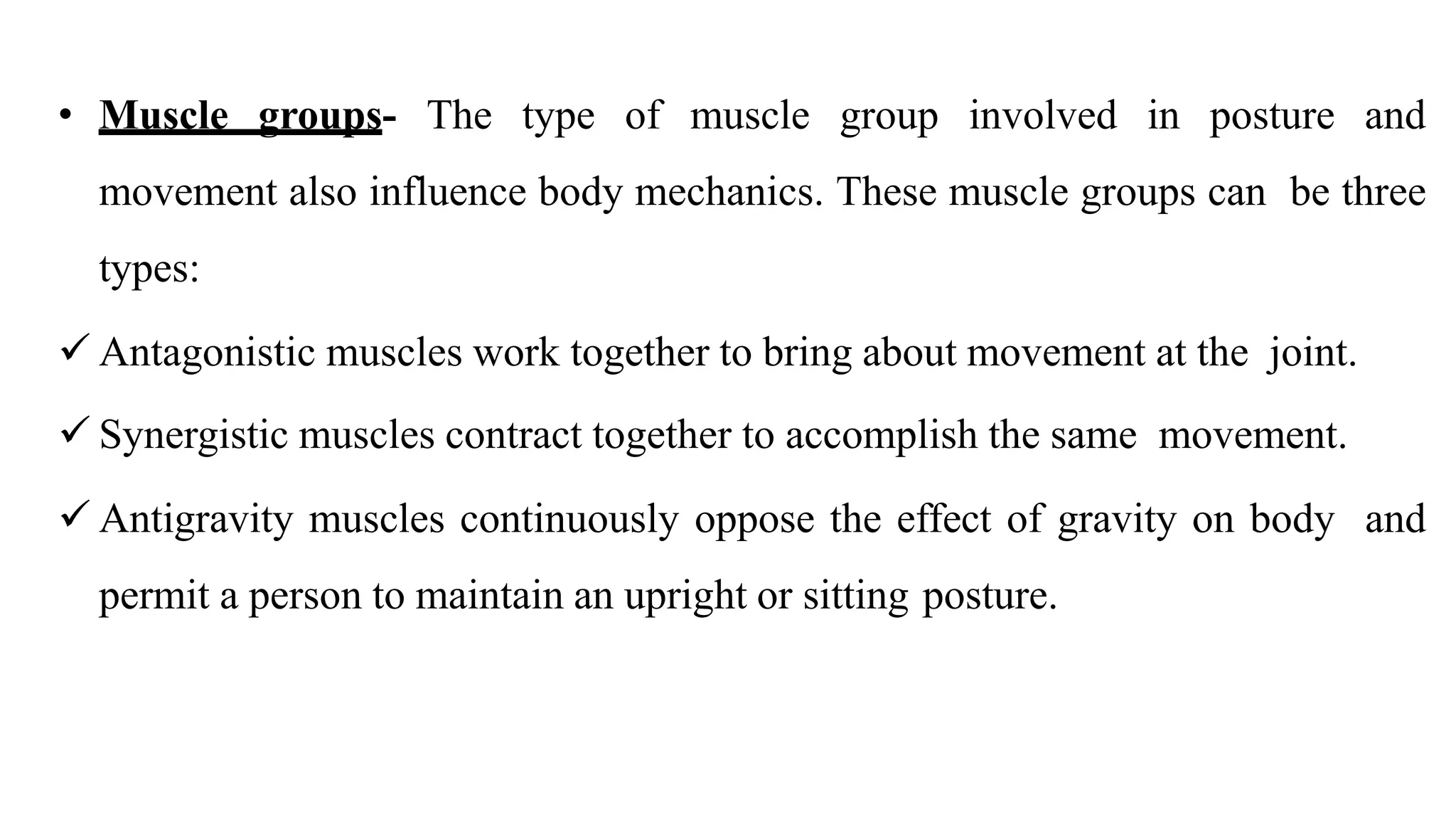 Fon body mechanics, positions, rom exercise | PPTX