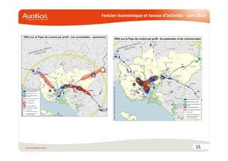 Foncier économique et locaux d’activités - juin 2014
15
 