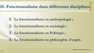 Le Fonctionnalisme PPT