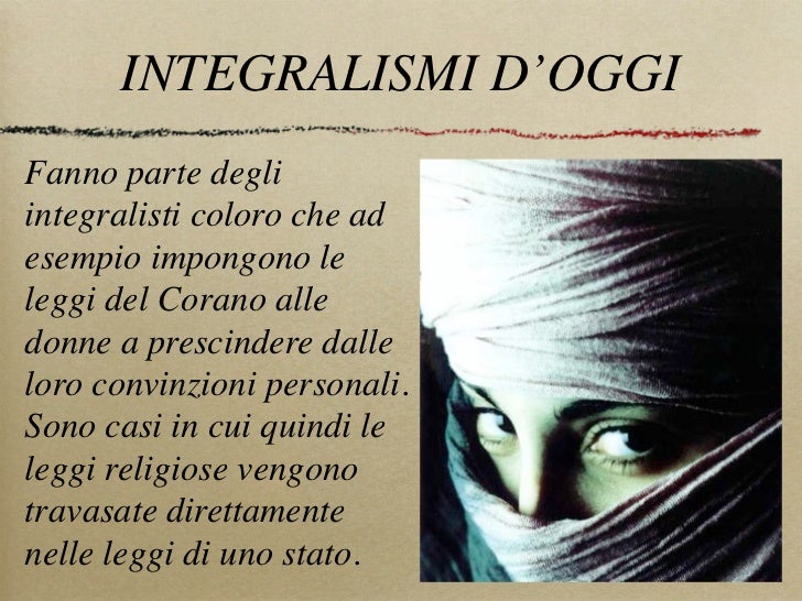 Fondamentalismo e integralismo