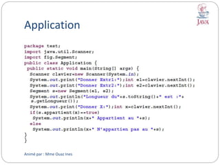 Application
Animé par : Mme Ouaz Ines
 