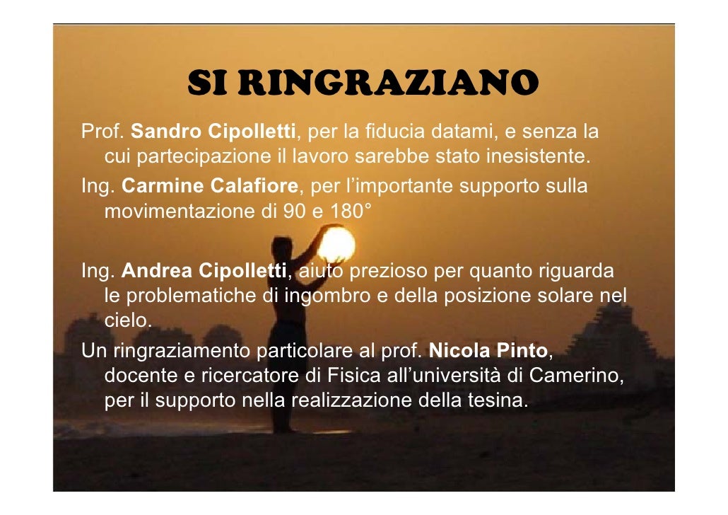 Ringraziamenti Ai Professori Nella Tesina Di Terza Media