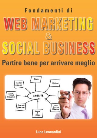 WEB MARKETING
&
SOCIAL BUSINESS
Partire bene per arrivare meglio
F o n d a m e n t i d i
Luca Leonardini
 