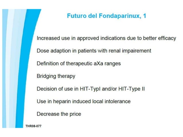 Fondaparinux persent | PPT