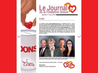 Journal de la Fondation Gracia - Numéro 17