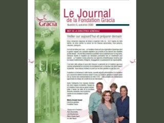 Journal de la Fondation Gracia - Numéro 6