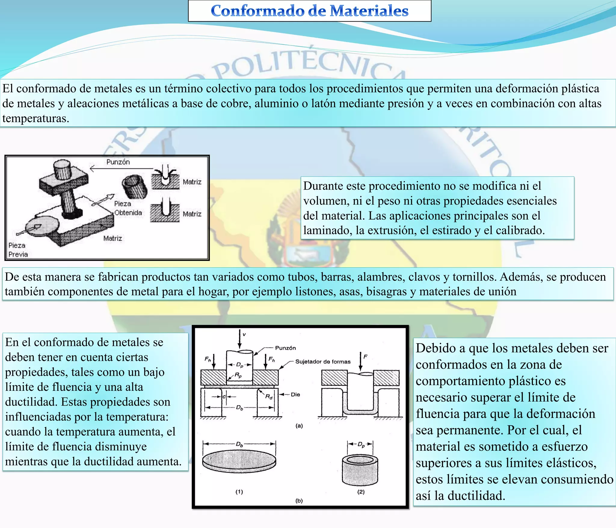 LOS PROCESOS DE CONFORMADO DE MATERIALES MECÁNICOS | PPTX