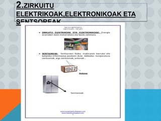 2.ZIRKUITU
ELEKTRIKOAK,ELEKTRONIKOAK ETA
SENTSOREAK.
 