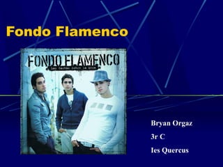 Fondo Flamenco

Bryan Orgaz
3r C
Ies Quercus

 