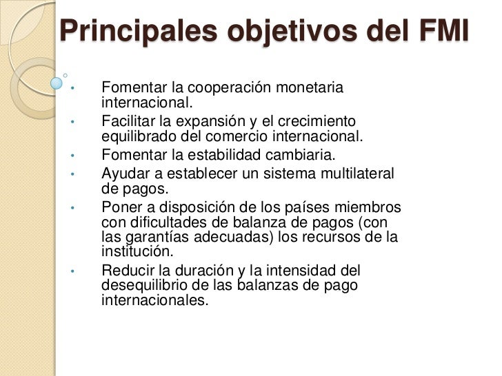 Funciones Del Fmi , ¿Qué es y cómo funciona el Fondo Monetario ...