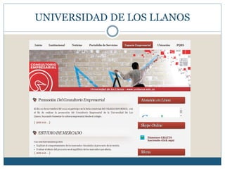 UNIVERSIDAD DE LOS LLANOS
 