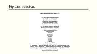 Figura poética.
 