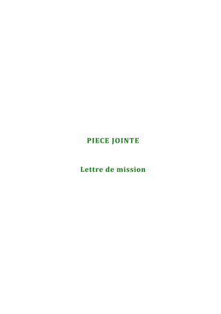 PIECE JOINTE 


Lettre de mission 
 