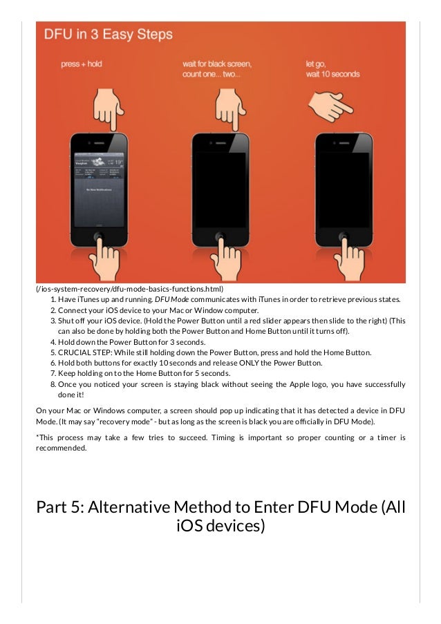 FoneDogguide how to put your iphone into dfu mode