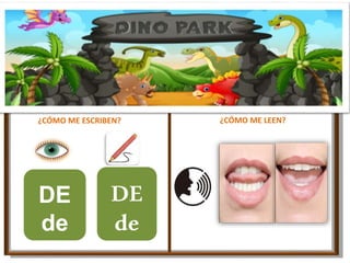 ¿CÓMO ME ESCRIBEN? ¿CÓMO ME LEEN?
DE
de
DE
de
 