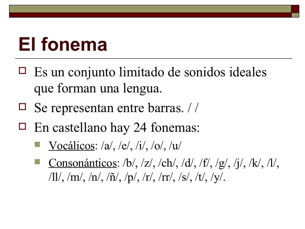 Fonemas, letras y sílabas