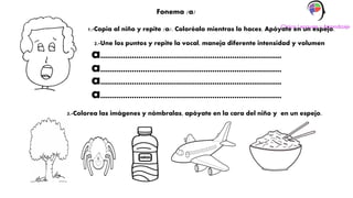 Cuadernillo de Articulación: Prácticas para Trastornos del Lenguaje y ...