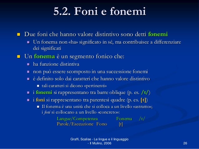 Differenza Tra Fonetica E Fonologia