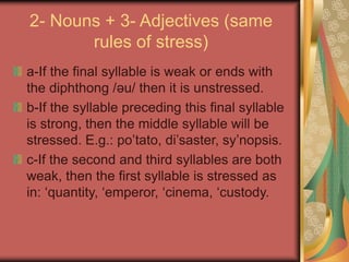 greek stress: definition, rules & examples |... Fono II - role of stress.ppt