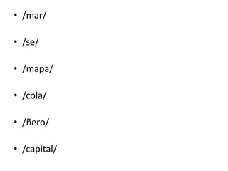 Fonología (1era exposición)