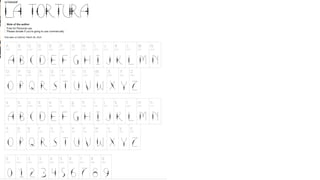 Font options: music video