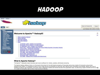 hadoop 
 