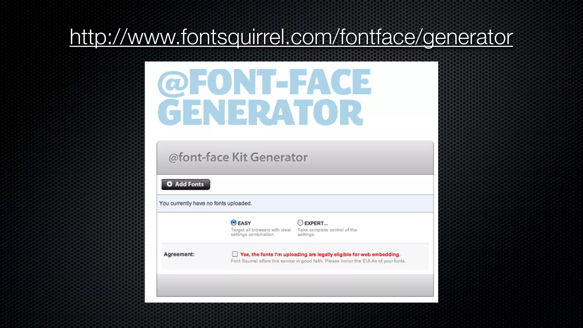 http://www.fontsquirrel.com/fontface/generator
 