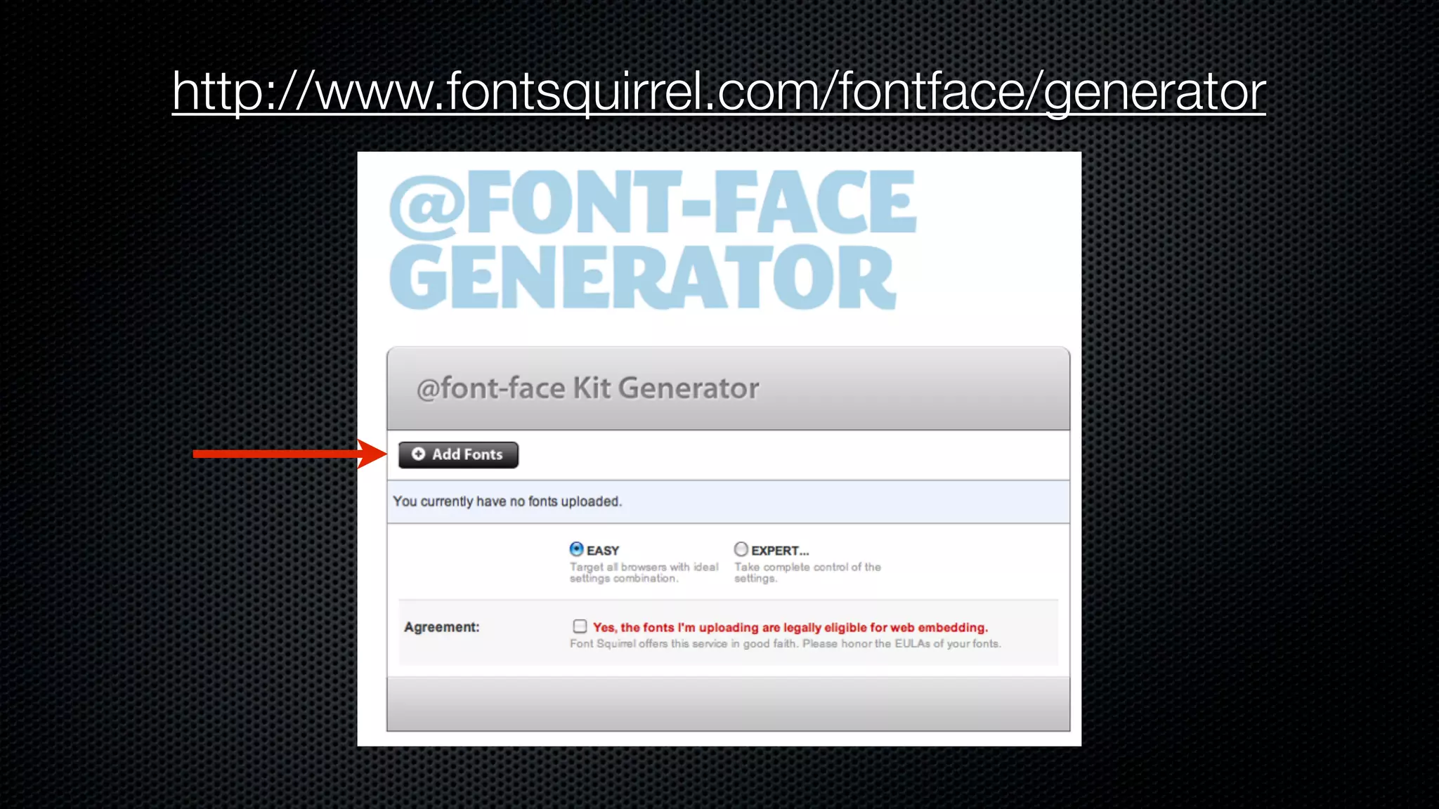 http://www.fontsquirrel.com/fontface/generator
 