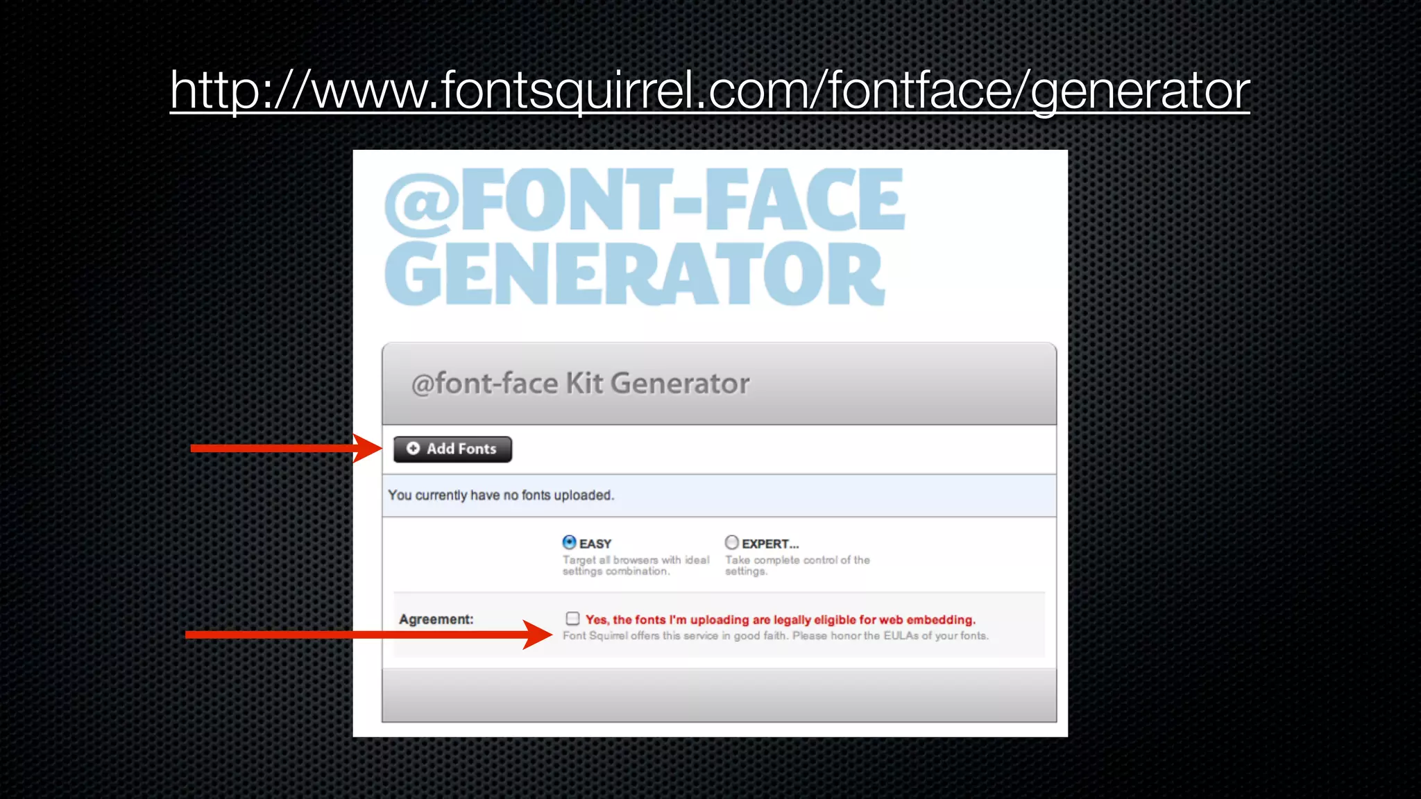 http://www.fontsquirrel.com/fontface/generator
 