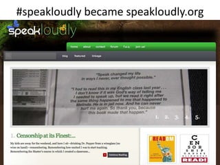 #speakloudly became speakloudly.org
 