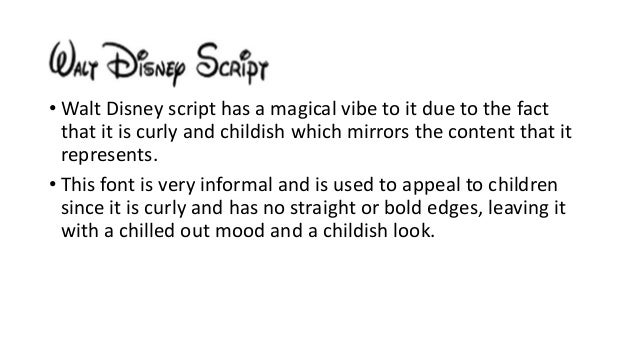 walt disney script font