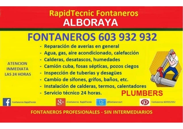 Fontaneros Alboraya 603 932 932