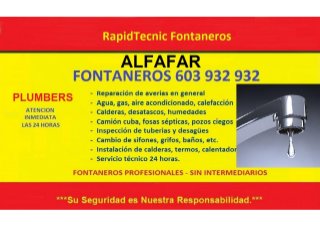 Fontaneros Alfafar 603 932 932