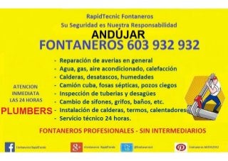 Fontaneros Andujar 603 932 932