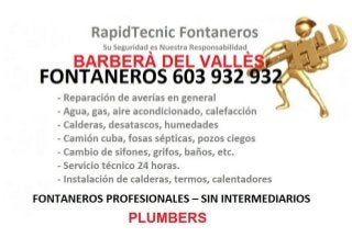 Fontaneros Barbera del Valles 603 932 932
