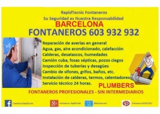 Fontaneros Barcelona 603 932 932