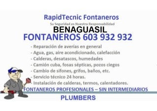 Fontaneros Benaguasil 603 932 932