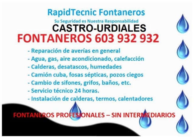 Fontaneros Castro Urdiales 603 932 932
