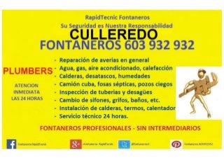 Fontaneros Culleredo 603 932 932