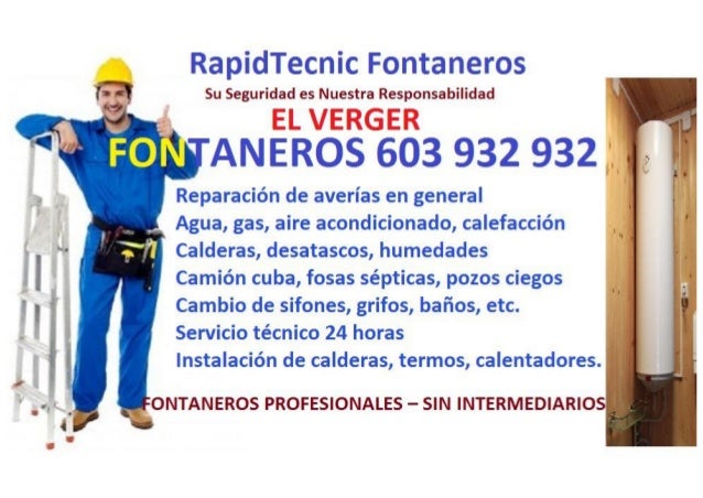 Fontaneros El Verger 603 932 932