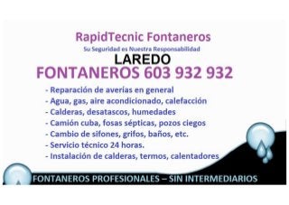 Fontaneros Laredo 603 932 932
