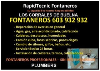 Fontaneros Los Corrales de Buelna 603 932 932