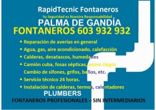 Fontaneros Palma de Gandia 603 932 932