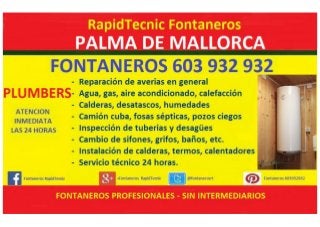 Fontaneros Palma de Mallorca 603 932 932