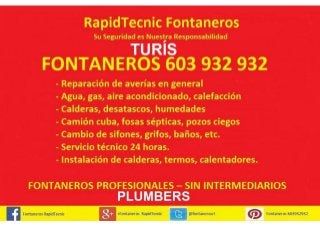 Fontaneros Turis 603 932 932