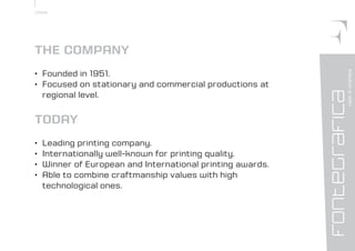 Fontegrafica - company presentation
