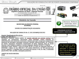 Fontes de alimentação - Aspectos Fiscais e de Política Industrial