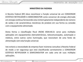 Fontes de alimentação - Aspectos Fiscais e de Política Industrial