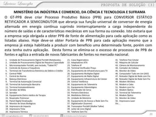 Fontes de alimentação - Aspectos Fiscais e de Política Industrial